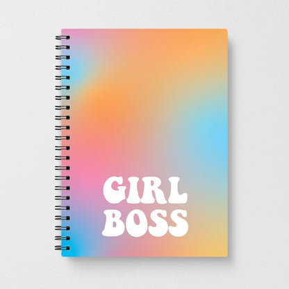 Girl Boss - Aesthetic Quote Notebook