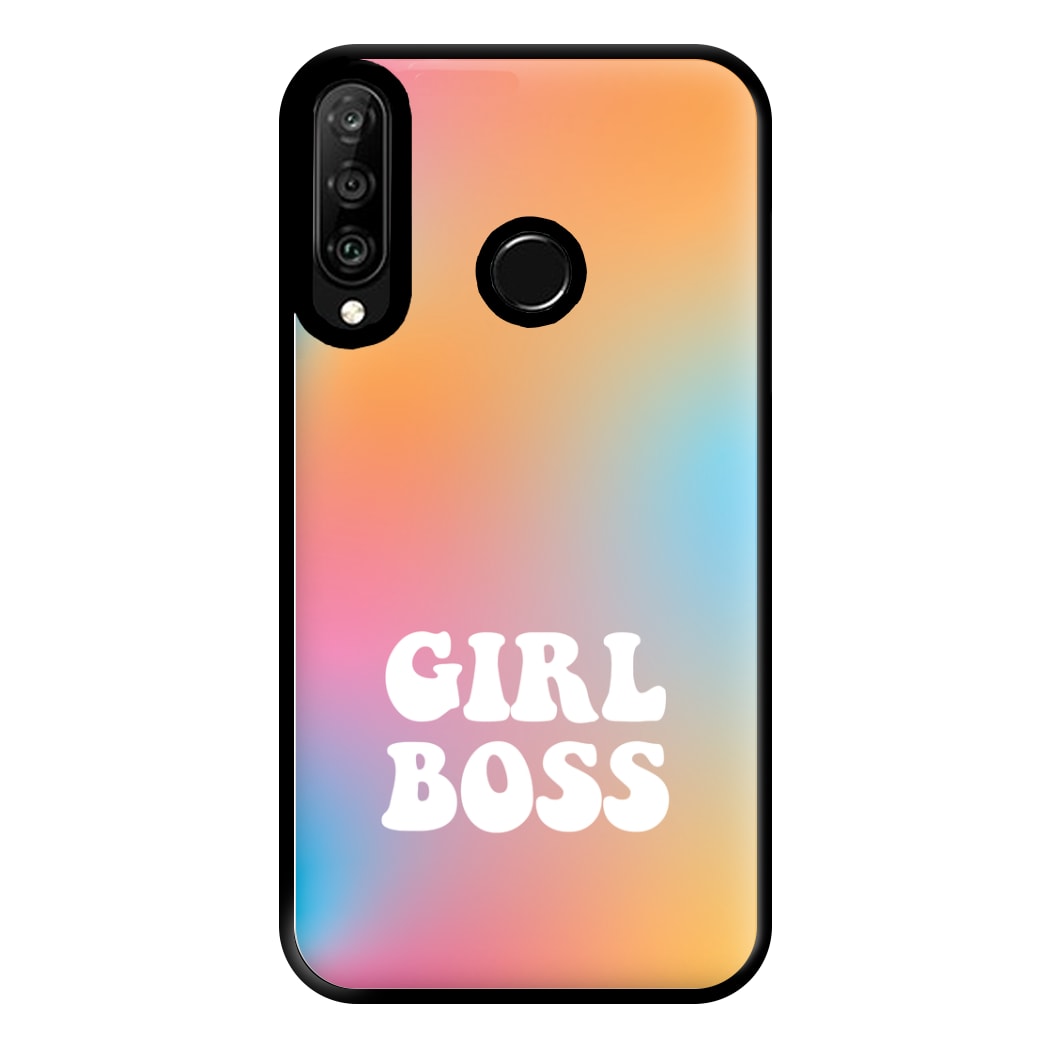 Girl Boss - Aesthetic Quote Phone Case for Huawei P30 Lite