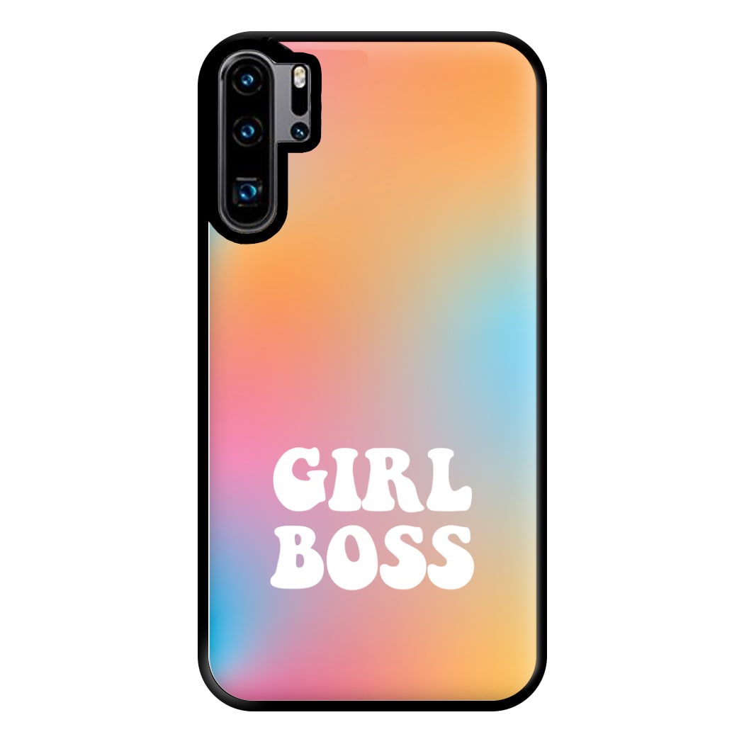 Girl Boss - Aesthetic Quote Phone Case for Huawei P30 Pro