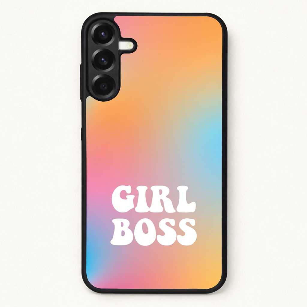 Girl Boss - Aesthetic Quote Phone Case for Galaxy A37