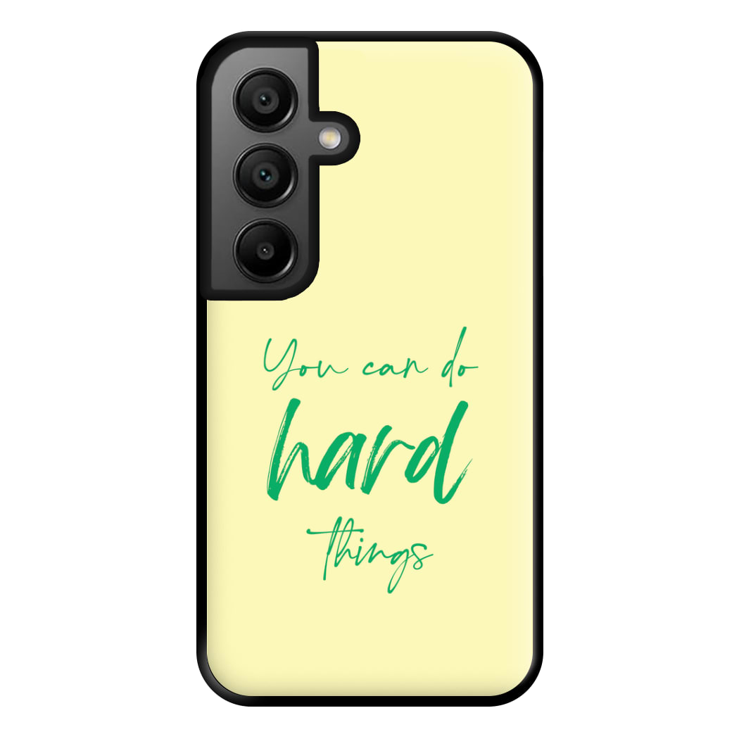 You Can Do Hard Things - Aesthetic Quote Phone Case for Google Pixel 8