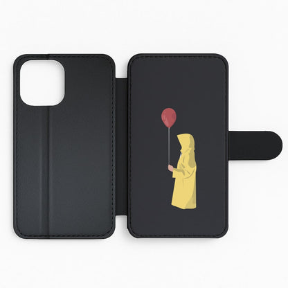 Holding Balloon - Clown Flip Phone Case