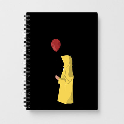 Holding Balloon - Clown Notebook