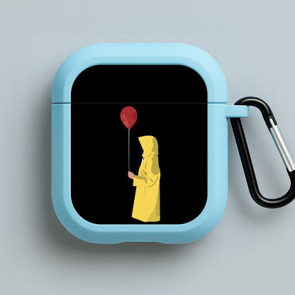 Holding Balloon - Clown Blue AirPods Case