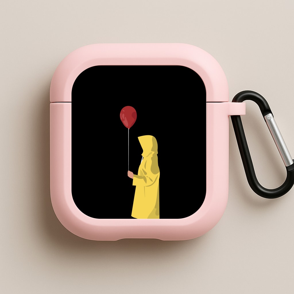 Holding Balloon - Clown Pink AirPods Case
