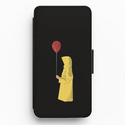 Holding Balloon - Clown Flip / Wallet Phone Case