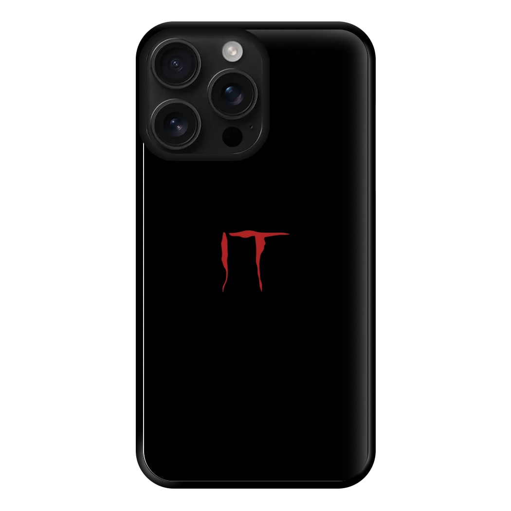 Text - IT Phone Case for iPhone 16 Pro Max