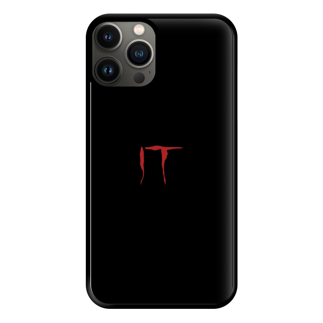 Text - IT Phone Case for iPhone 13 Pro Max