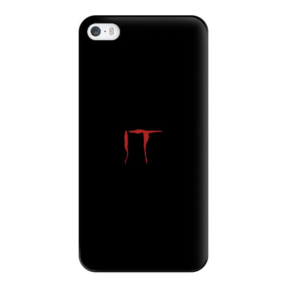 Text - IT Phone Case for iPhone 5 / 5s / SE 2016