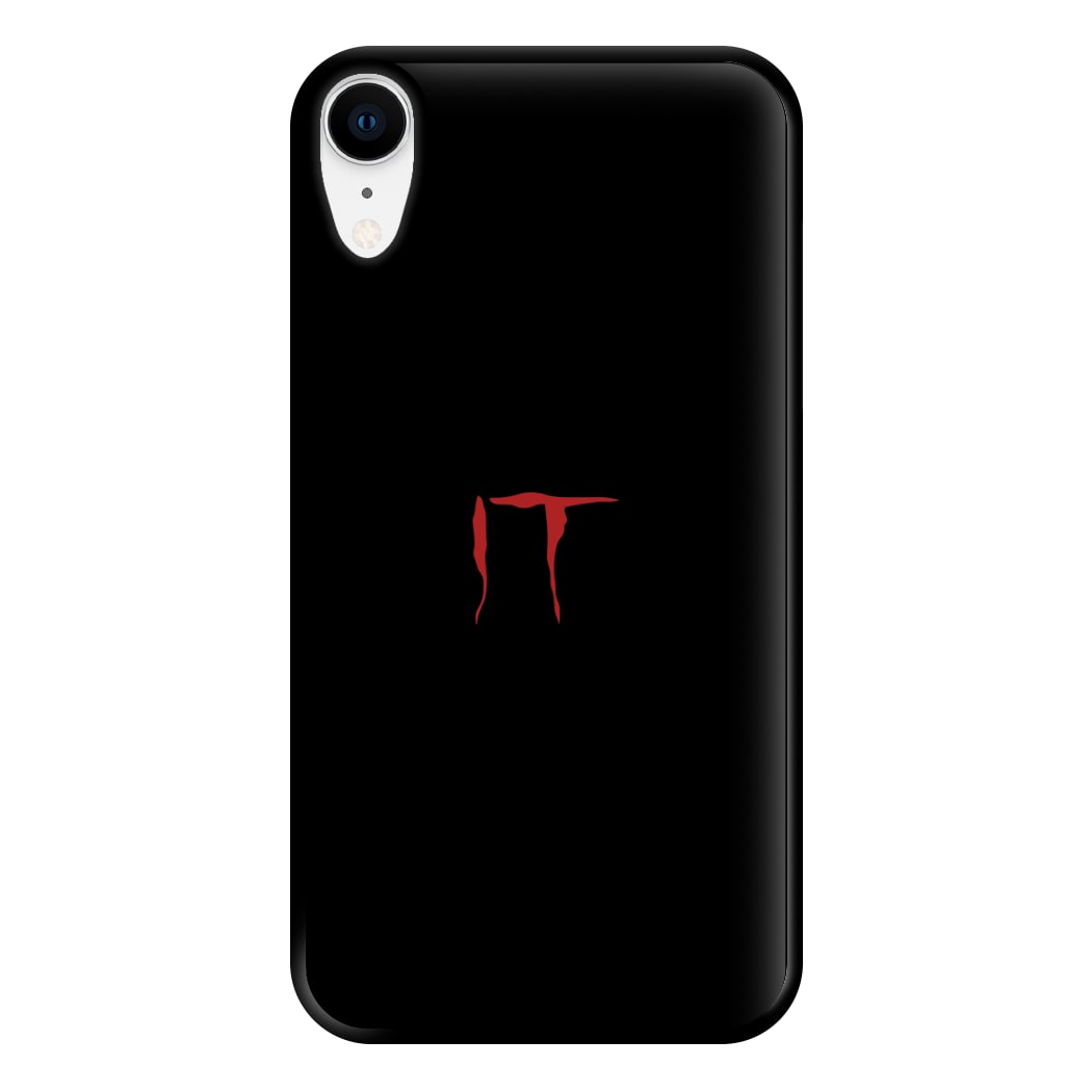 Text - IT Phone Case for iPhone XR