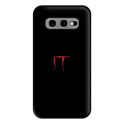 Text - IT Phone Case for Galaxy S10e