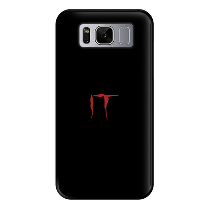 Text - IT Phone Case for Galaxy S8 Plus