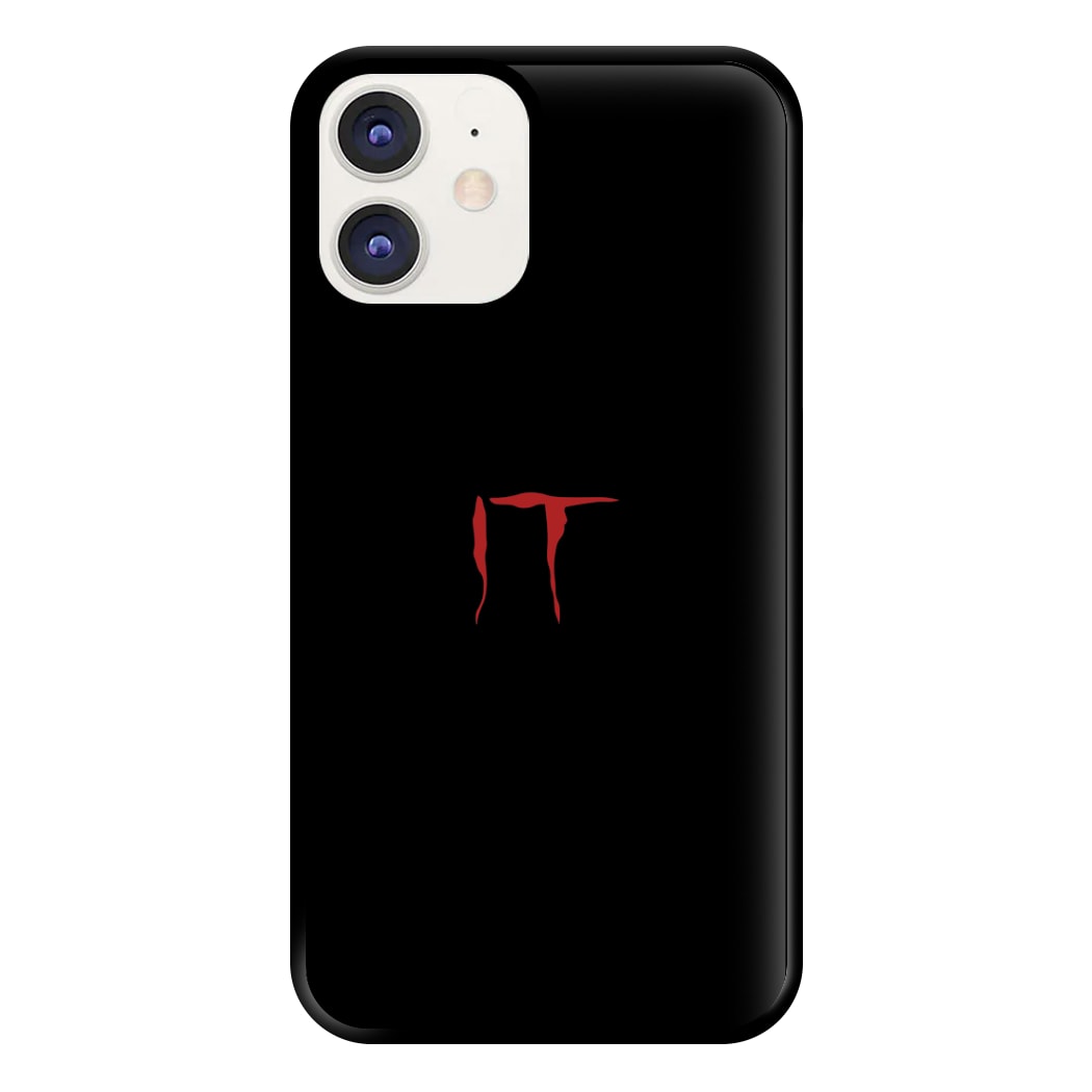 Text - IT Phone Case for iPhone 12 / 12 Pro