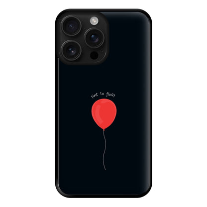 Time To Float - Clown Phone Case for iPhone 16 Pro Max