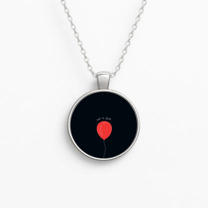 Time To Float - Clown Circle Necklace