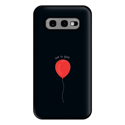 Time To Float - Clown Phone Case for Galaxy S10e