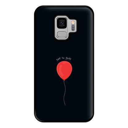 Time To Float - Clown Phone Case for Galaxy S9 Plus