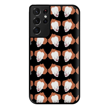 Clown Pattern Phone Case for Galaxy S21 Ultra