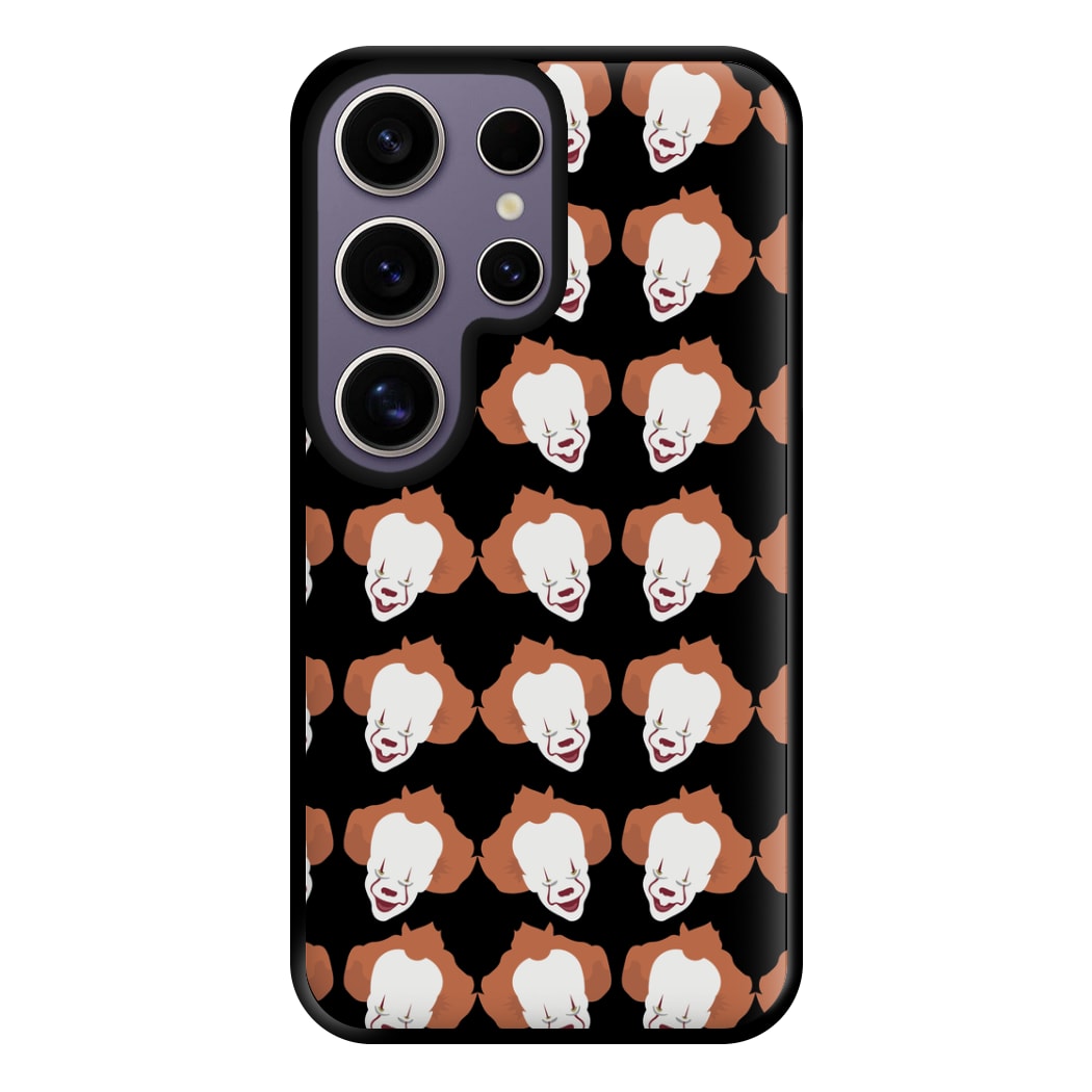 Clown Pattern Phone Case for Galaxy S25 Ultra