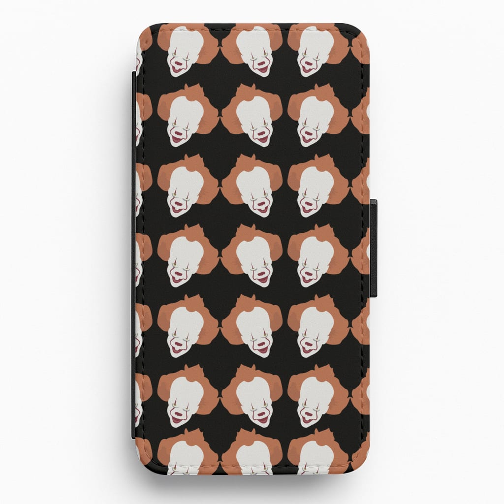 Clown Pattern Flip / Wallet Phone Case