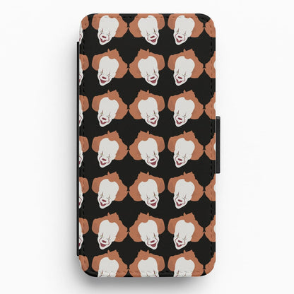 Clown Pattern Flip / Wallet Phone Case