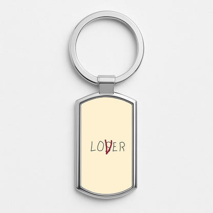 Loser - Clown Silver Keyring