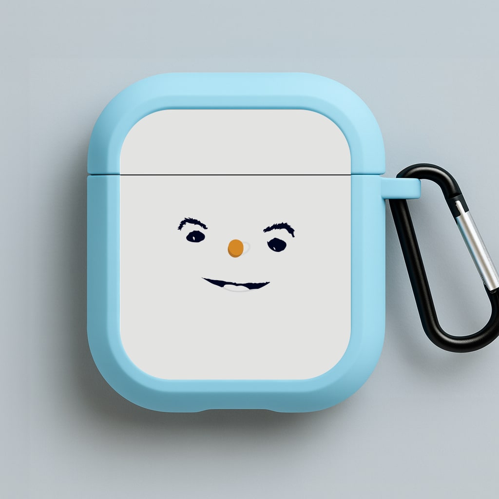 Snowman Blue AirPods Case