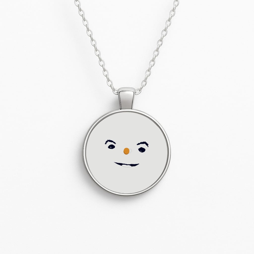 Snowman Circle Necklace