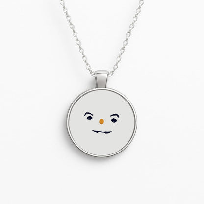 Snowman Circle Necklace