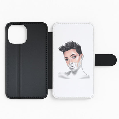 James Charles Sketch Flip Phone Case