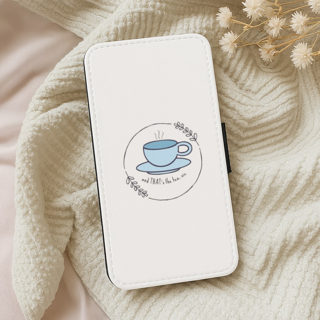 And that's The Tea Sis - James Charles Wallet Phone Case