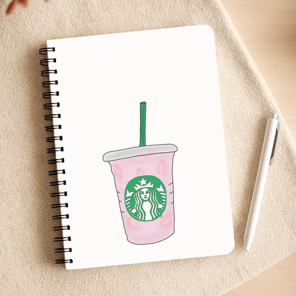 Coffee Pinkity Drinkity - James Charles Notepad