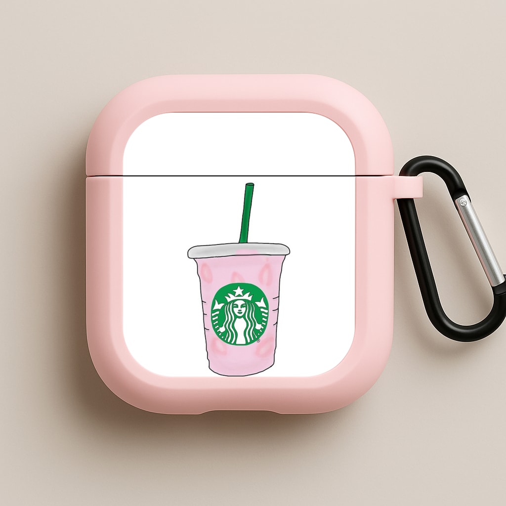 Coffee Pinkity Drinkity - James Charles Pink AirPods Case