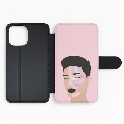 James Charles Makeup Cartoon Flip Phone Case