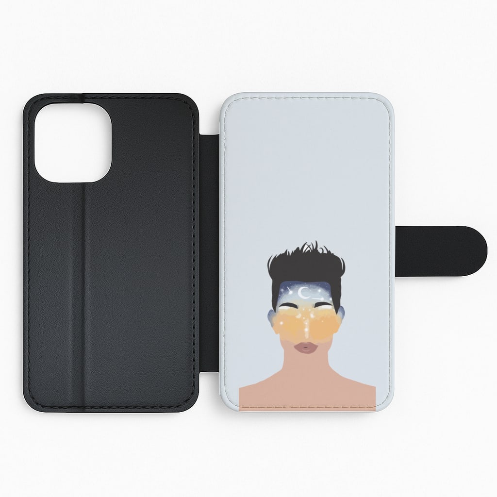 Space Head - James Charles Flip Phone Case