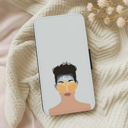 Space Head - James Charles Wallet Phone Case