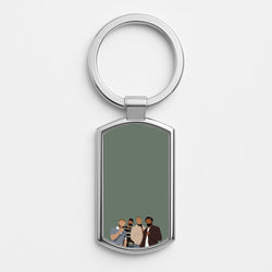 JLS Members Inspired Silver Keyring