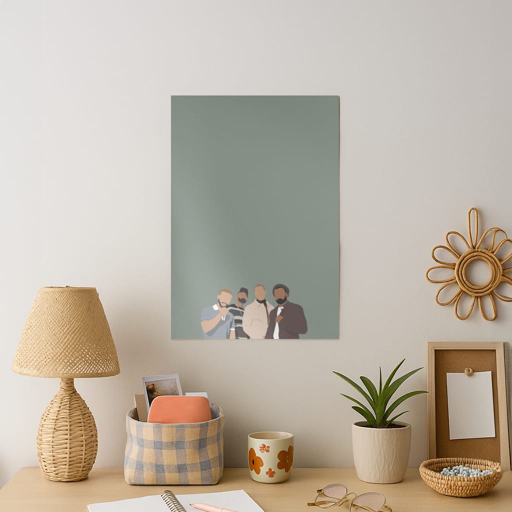 JLS Members Inspired Art Print