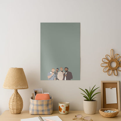 JLS Members Inspired Art Print