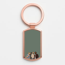 JLS Members Inspired Rose Gold Keyring
