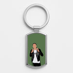 Marvin Humes Silver Keyring