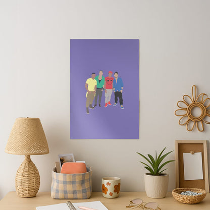 Members Purple Art Print