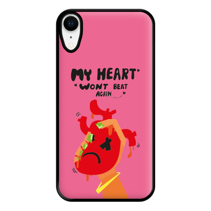 My heart wont beat again Phone Case for iPhone XR