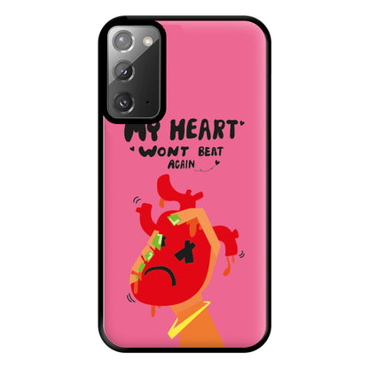 My heart wont beat again Phone Case for Galaxy Note 20 Ultra