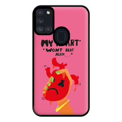 My heart wont beat again Phone Case for Galaxy A21s