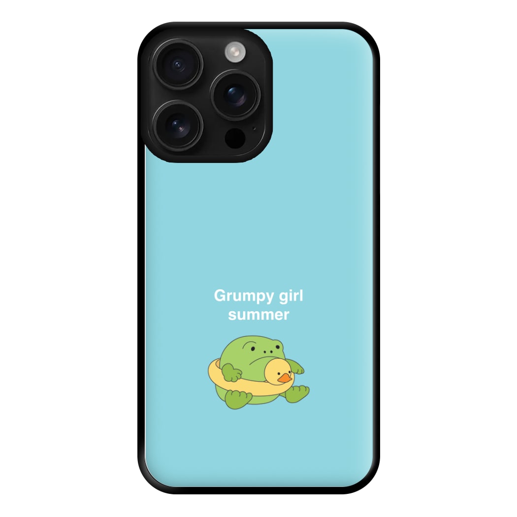 Grumpy Girl Summer - Plushy Phone Case