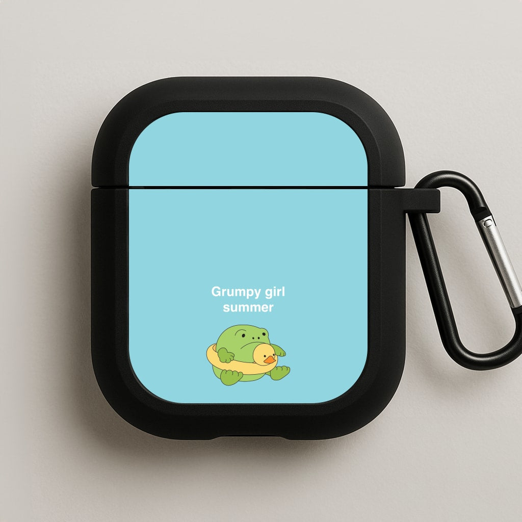 Grumpy Girl Summer - Plushy AirPods Case