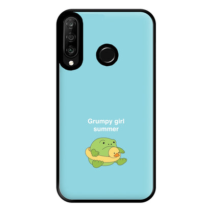 Grumpy Girl Summer - Plushy Phone Case for Huawei P30 Lite