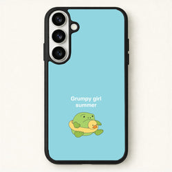 Grumpy Girl Summer - Plushy Phone Case for Galaxy S26