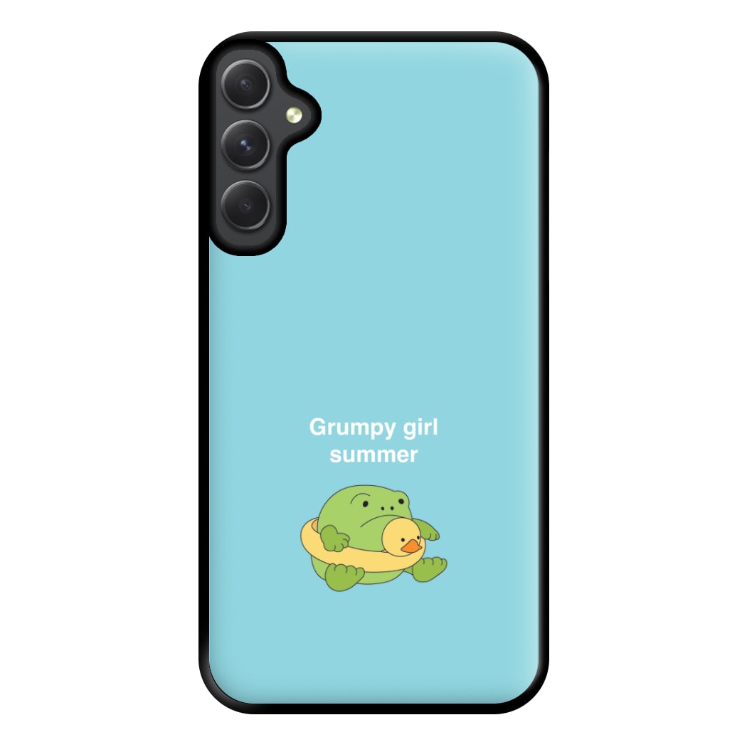 Grumpy Girl Summer - Plushy Phone Case for Galaxy A54